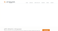 Desktop Screenshot of drjeffalfred.com